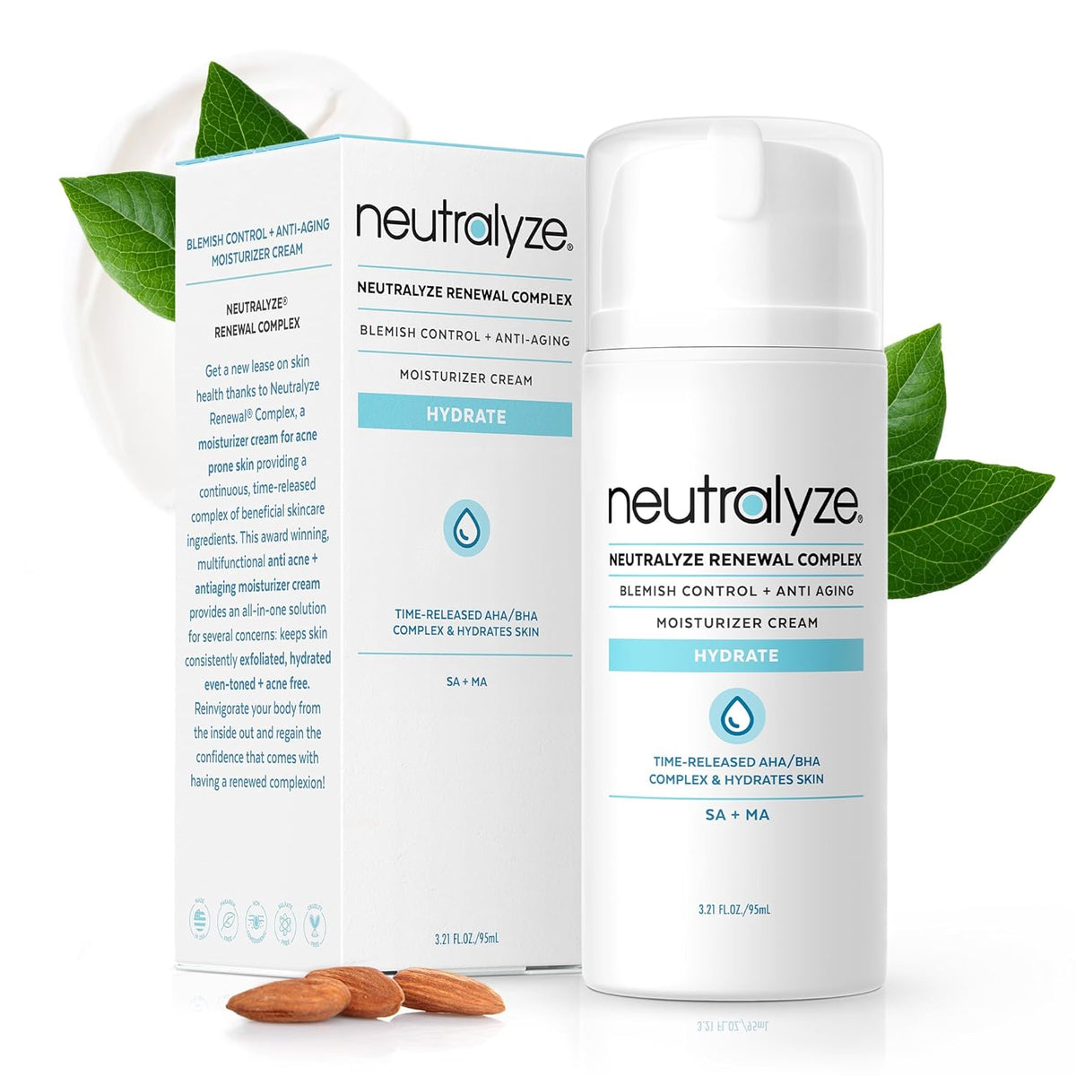 Best Acne Moisturizer Cream with Salicylic & Mandelic Acid