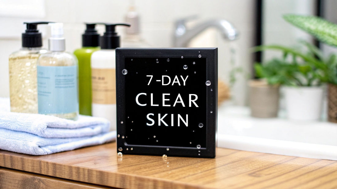 How to Get Clear Skin in 7 Days (Realistic Day-by-Day Plan)