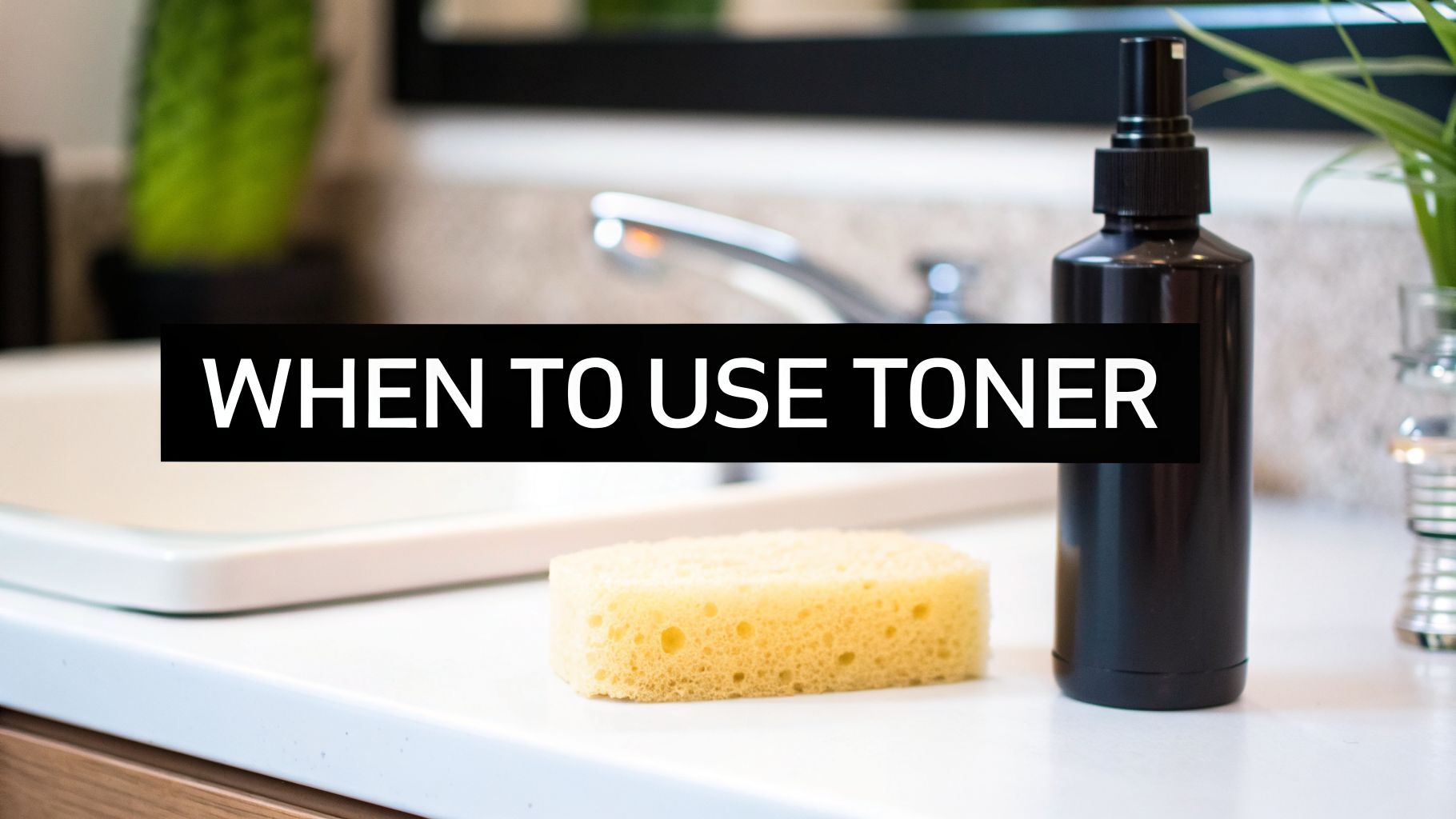 When to Use Toner for Acne A Clear and Simple Guide