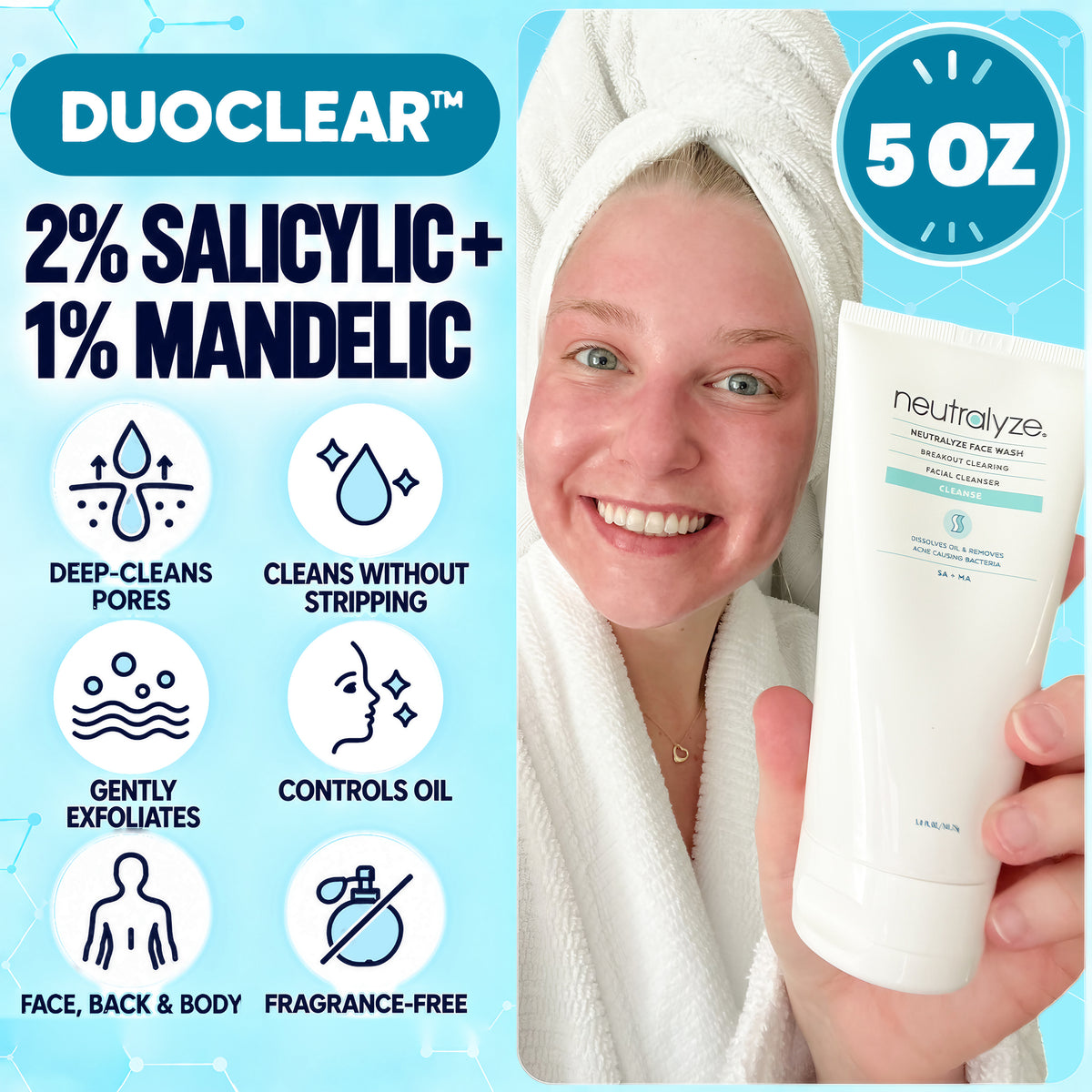 Neutralyze Face Wash - Hero