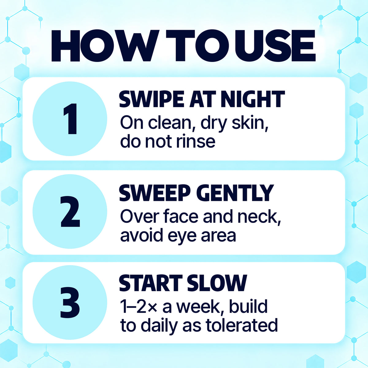 How to use Neutralyze Resurfacing Pads
