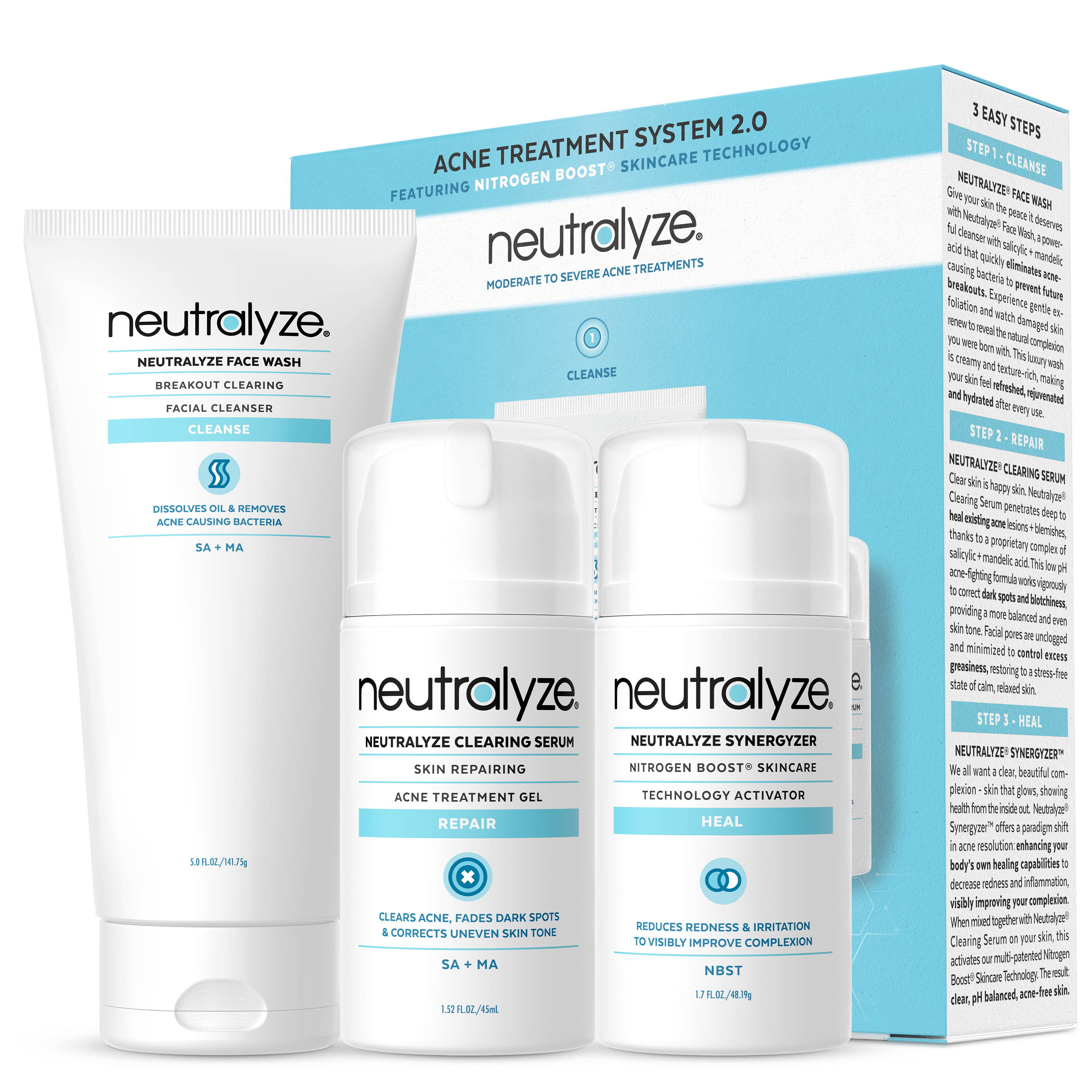 Load image into Gallery viewer, Neutralyze® Moderate To Severe Acne Treatment Kit 2.0
