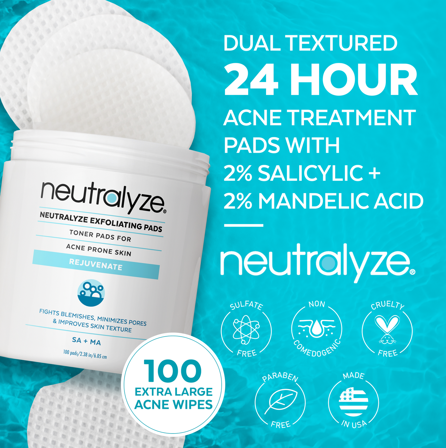 Neutralyze Exfoliating Pads